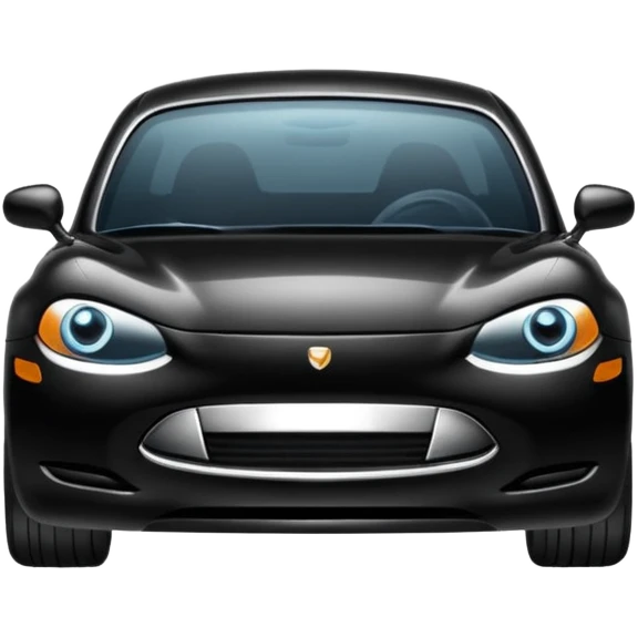 grosse voiture noire emoji