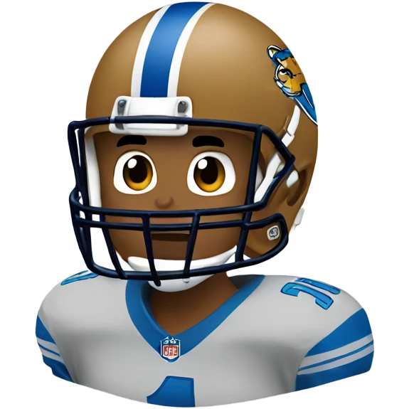 Lions football player emoji
