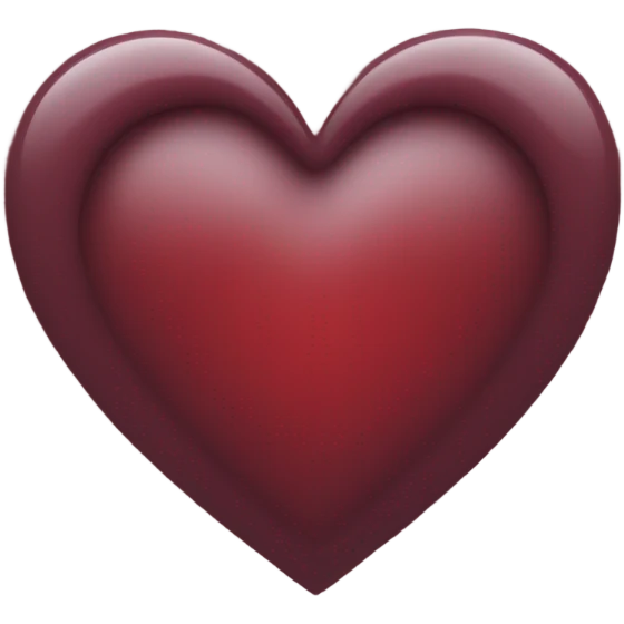 heart dark red  emoji