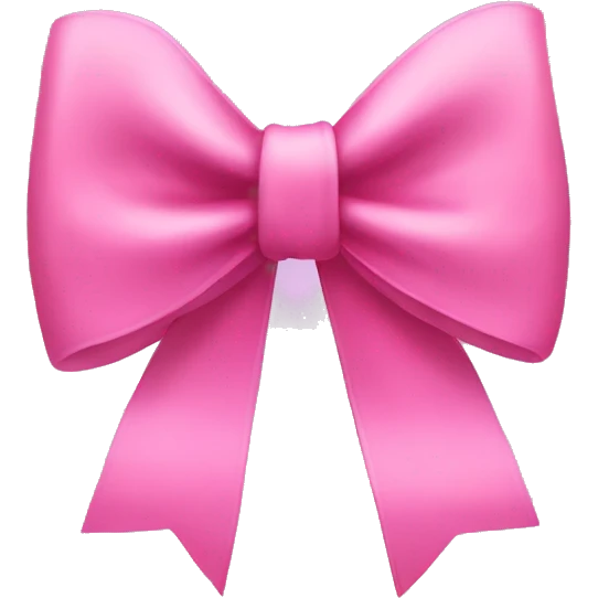pink bow emoji