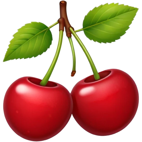 stiker de accesorios guindas  emoji