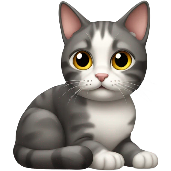 cat waiting emoji