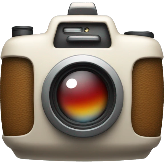 camera looking into the glob emoji