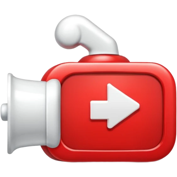 Red YouTube subscribe button with bell icon emoji