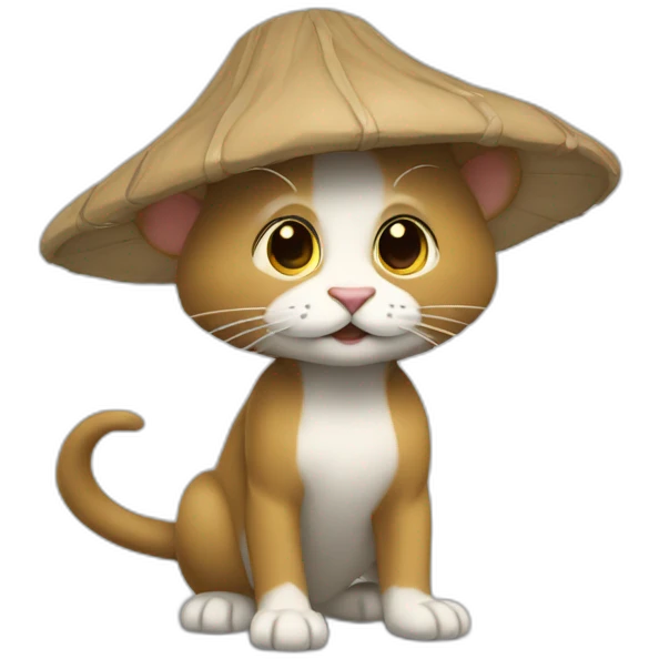 Cabt sur tourtue sur souris emoji