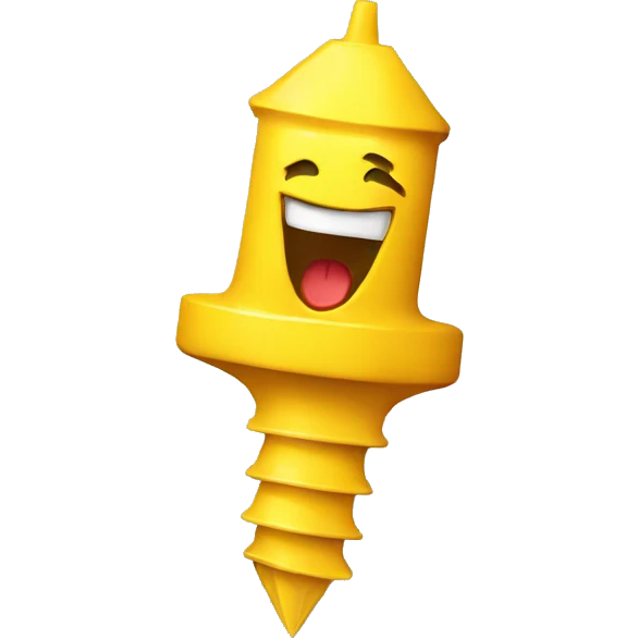 yellow screw that is mad emoji