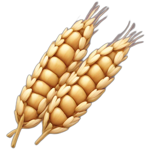 three oats grains emoji