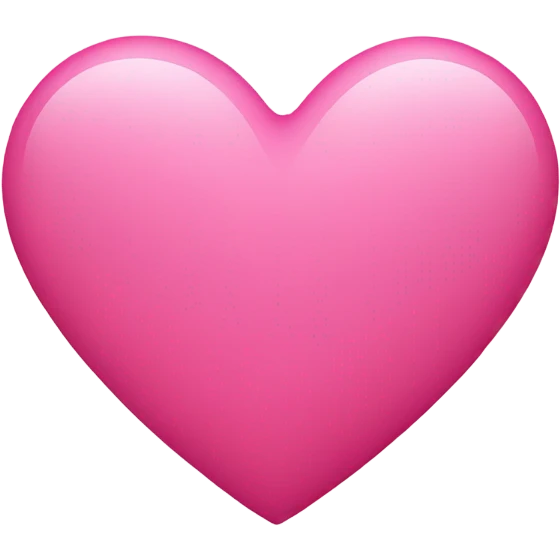 Pink heart  emoji