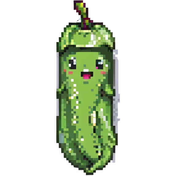 snap pea with a cute face emoji