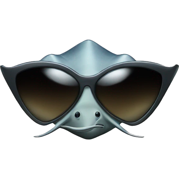 stingray with sunglasses emoji