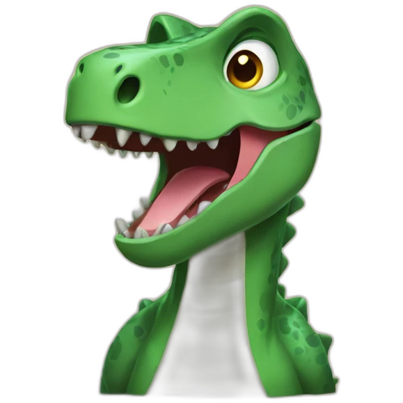 Dinosaur qui fait caca emoji