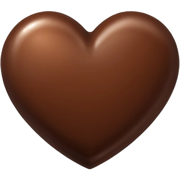 Brown heart emoji