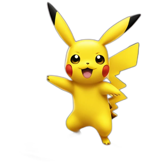 Pikachu surfer emoji