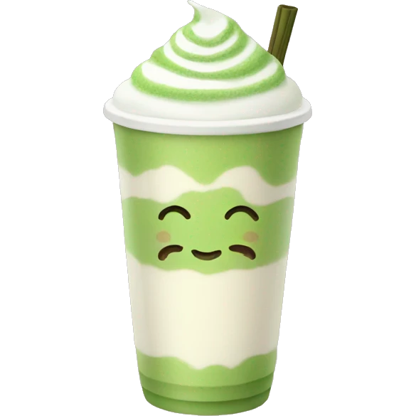 Matcha latte  emoji