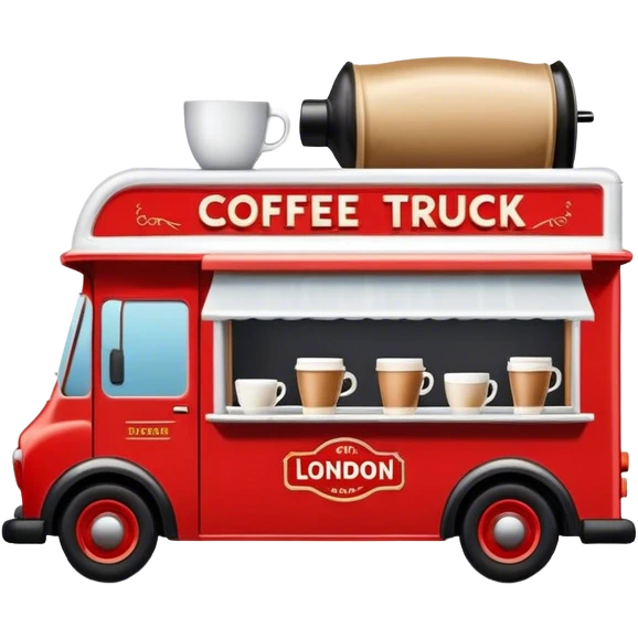 London COffee truck emoji