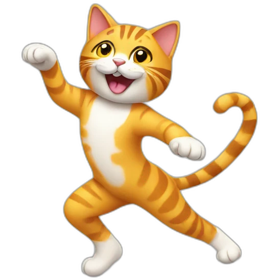 dancing cat emoji