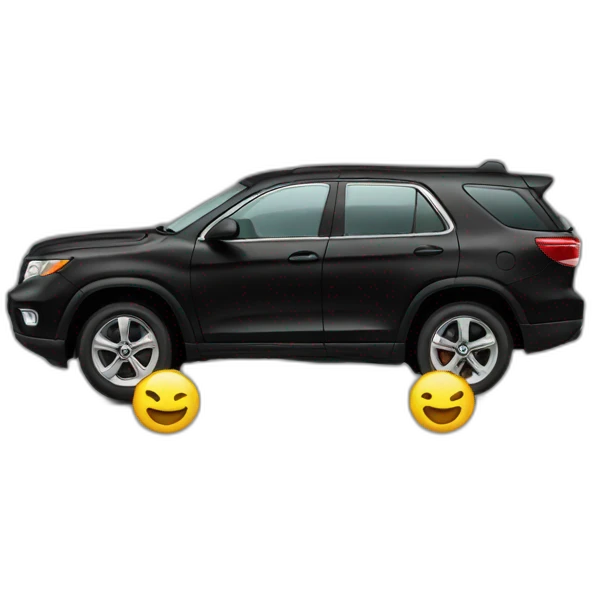 hoodie in a black big car emoji