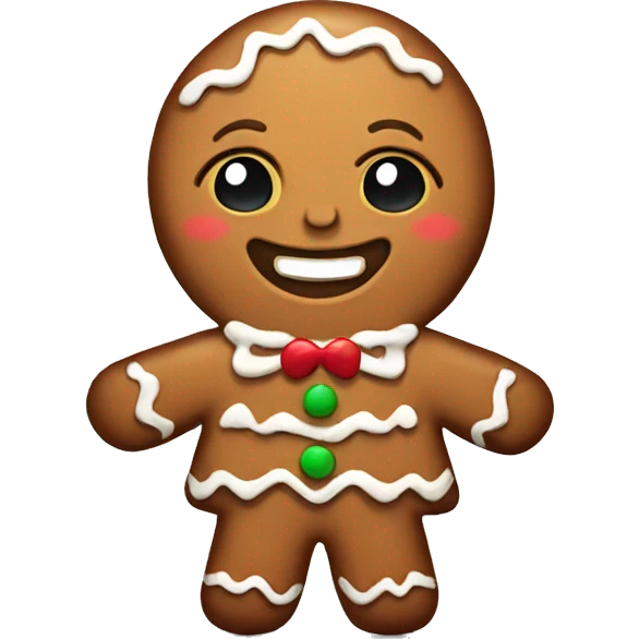 Gingerbread emoji