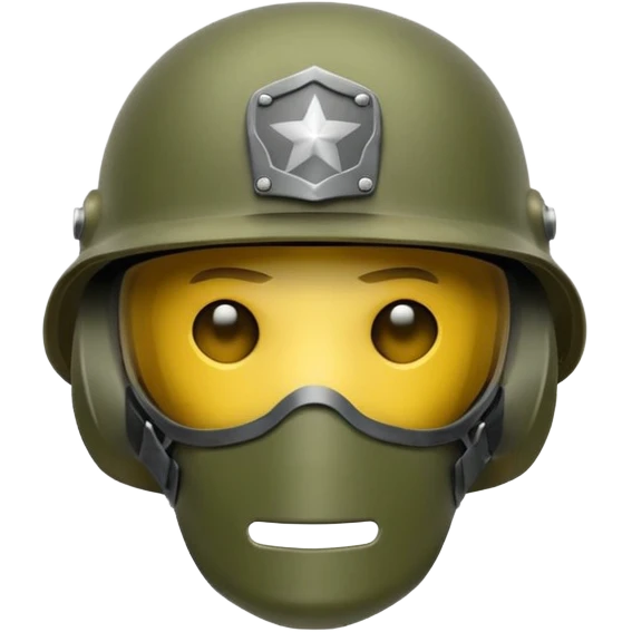 military helmet emoji