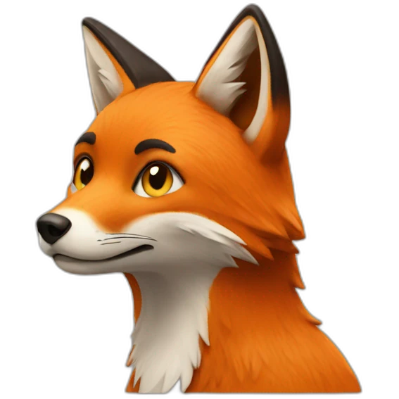 #1 fox emoji