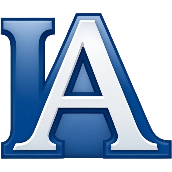 LA Dodgers logo emoji