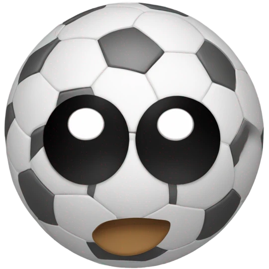 Head with soccer eyes emoji