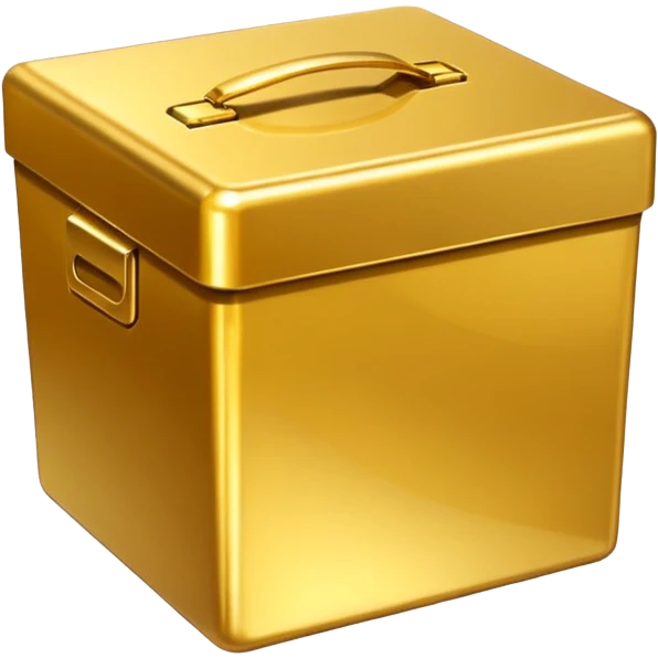 golden empty box emoji