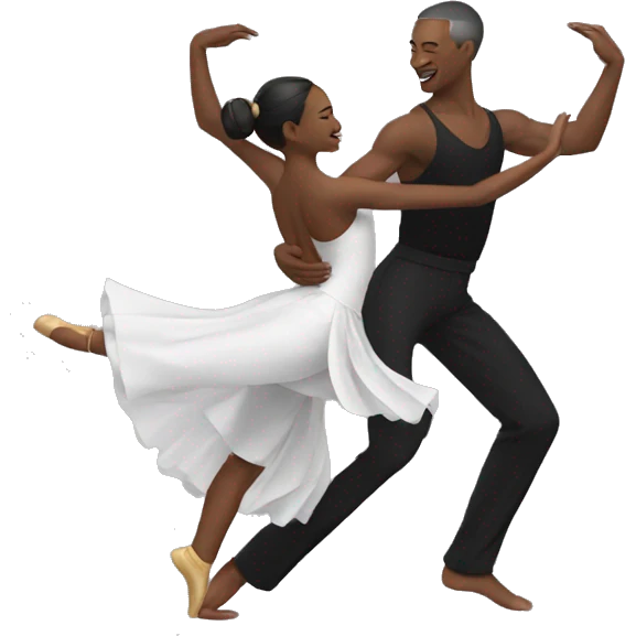 dance couple lotus emoji