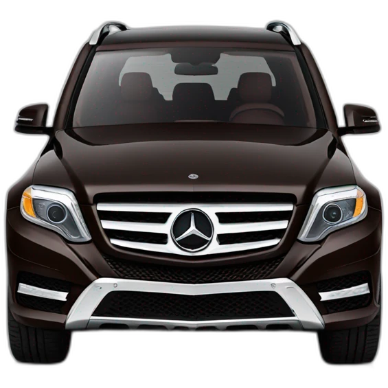 mercedes glk dark brown front emoji