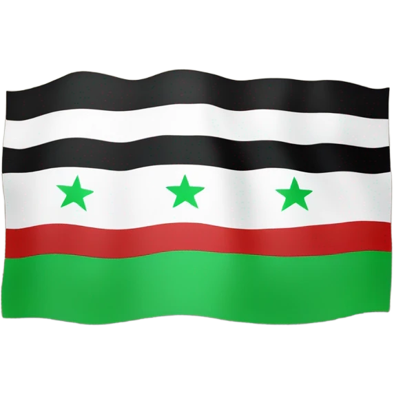 Free syria flag emoji