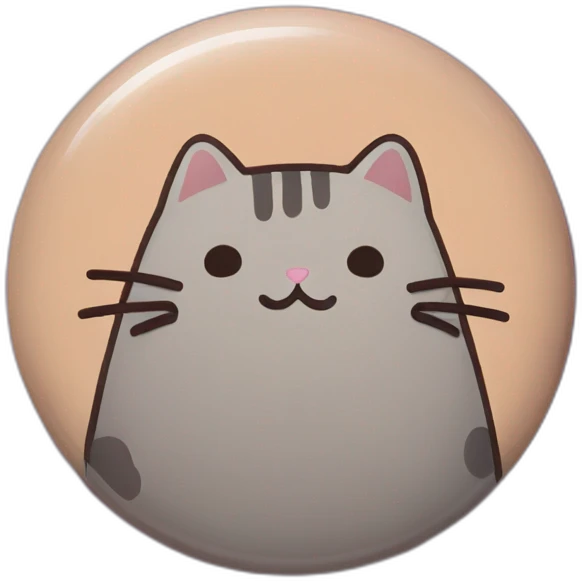 pusheen button emoji