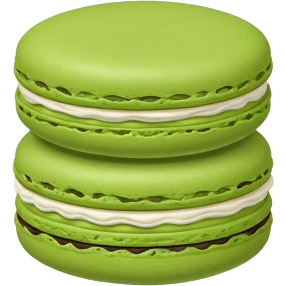 Green Macaroon emoji