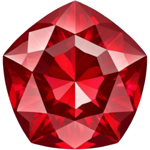 red glitter ruby emoji
