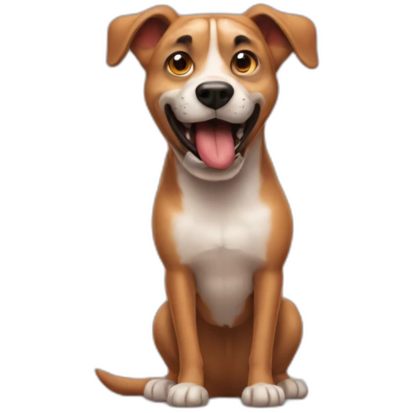 Mad dog emoji