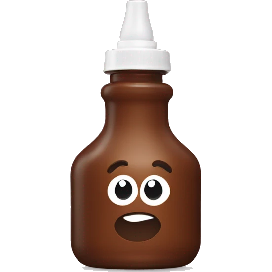 brown gel bottle emoji