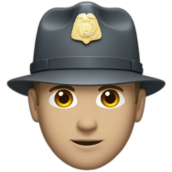 Washington state trooper white man emoji