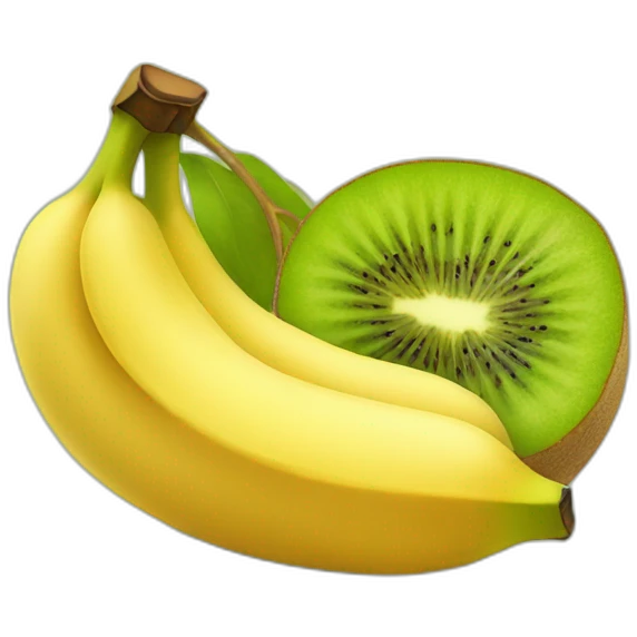 Banana kiwi emoji