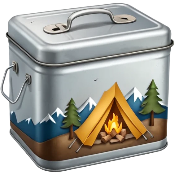 camping tin emoji