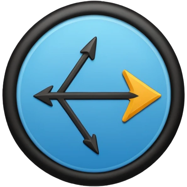 Circle with Arrow pointing to it emoji