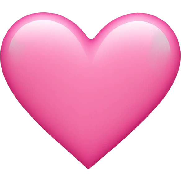 Pink heart emoji
