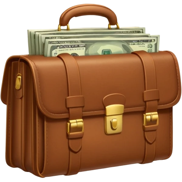 money filled briefcase emoji