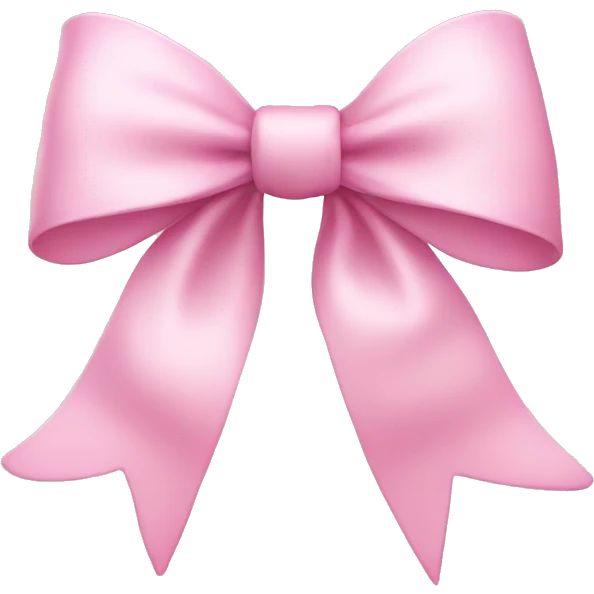 Light pink bow emoji