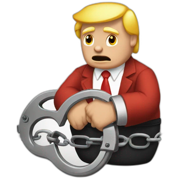 trump-in-handcuffs emoji