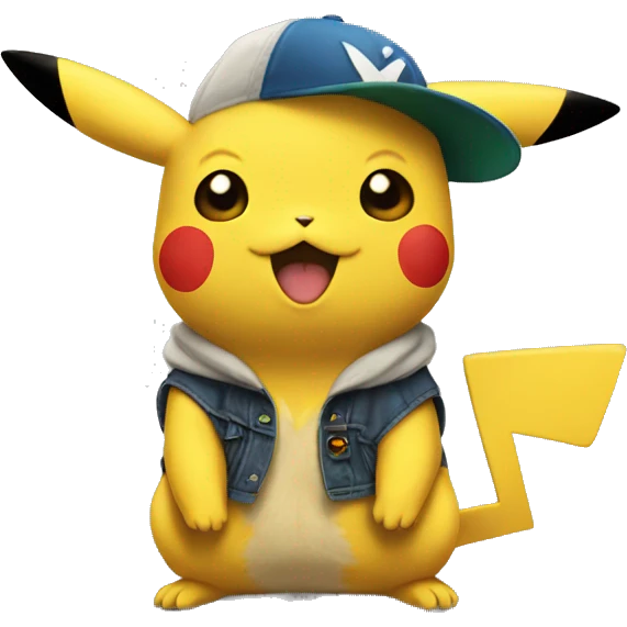 Pikachu with newport emoji