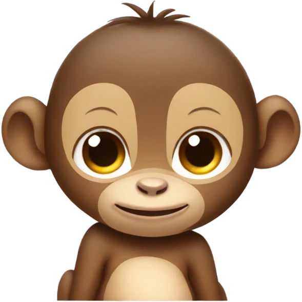 Pregnant monkey  emoji