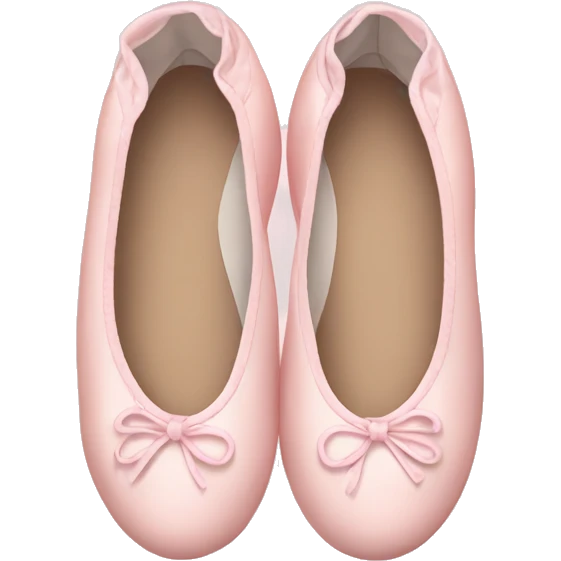 Pale pink ballet shoes emoji