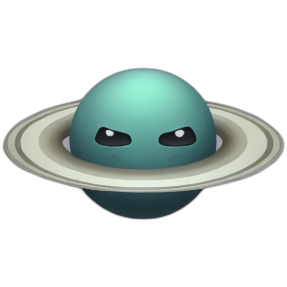 Bored Saturn emoji