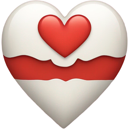 a heart with the letter t inside of it emoji