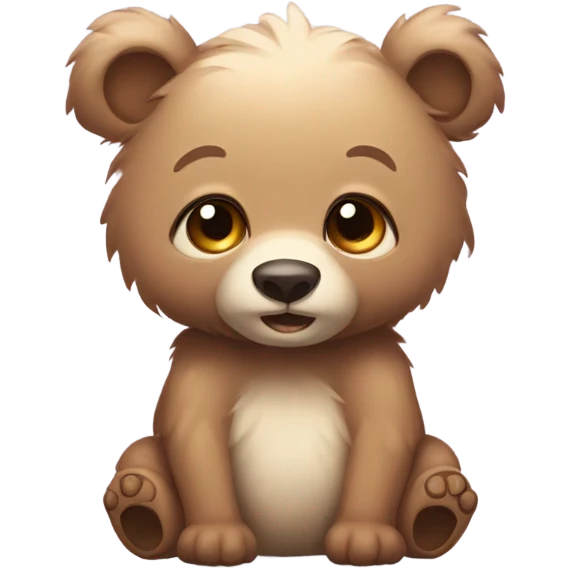 Cute bear emoji