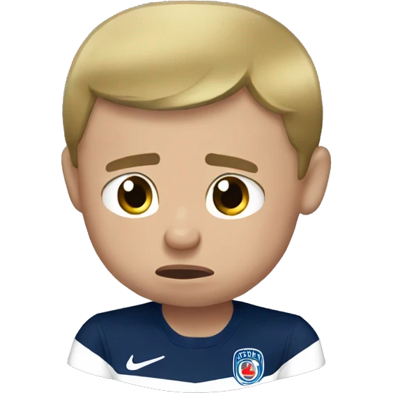 Mbappé crying emoji